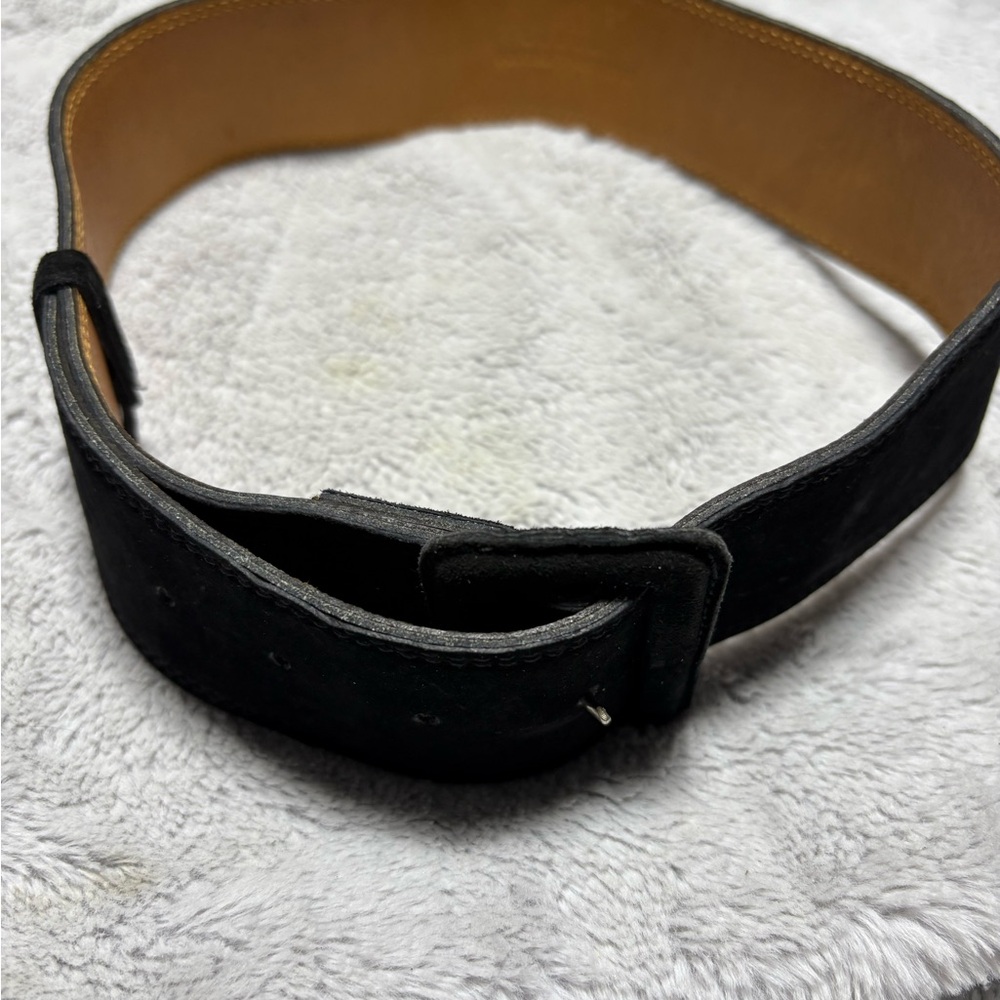 Jasper Conran black suede Leather Belt